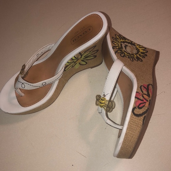 Coach Wedge Heels - Picture 1 of 4